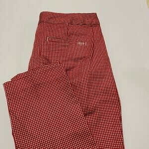 Izod Stretch Pants Red and White SZ 6